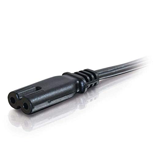 6ft 18 AWG 2-Slot Non-Polarized Power Cord (NEMA 1-15P to IEC320C7) - Image 3