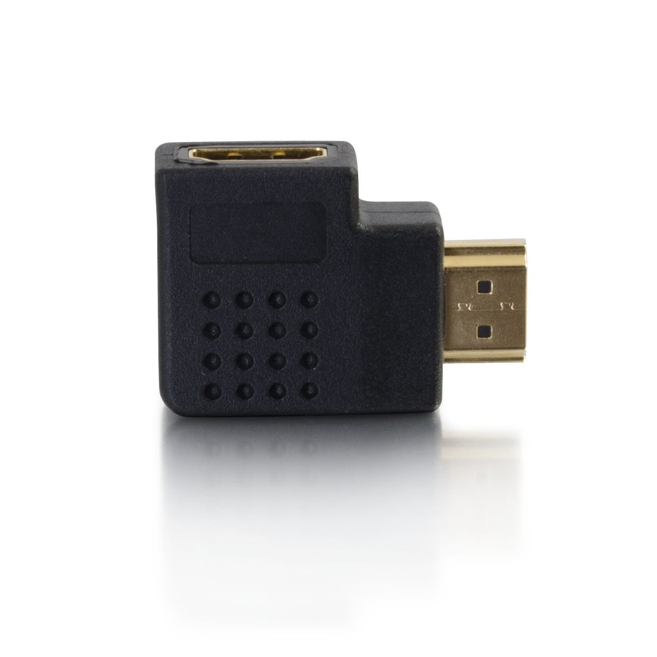 C2G HDMI Adapter, HDMI Right Angle Adapter, Fits in Tight Spaces, for Wall Mounted TVs, Black, Cables to Go 43290 - Image 6