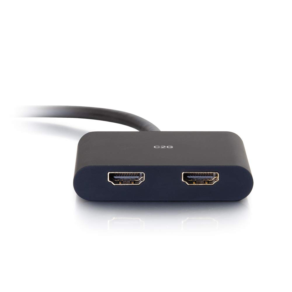 C2G Legrand DisplayPort 1.2 Dual HDMI, 2 Port Monitor Splitter, Mini Displayport Adapter, 4k Monitor Splitter Adapter, 1 Count, C2G 54293 - Image 4