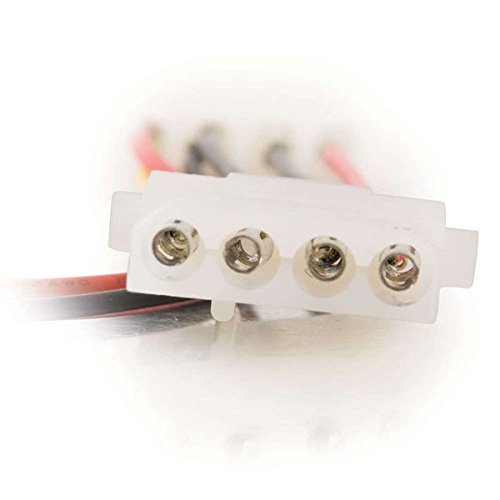 C2G Legrand Pass-Through Power Adapter Cable, 3 Pin to 4 Pin Adapter to Use as Computer Fan Adapter Cable, 6 Inch PC Fan Power Adapter, 1 Count, C2G 27078 - Image 3