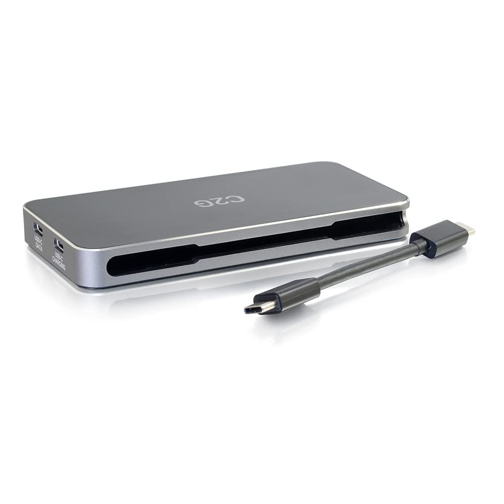 C2G USB-C 7-in-1 Dual Display MST Docking Station with HDMI, DisplayPort, VGA and Power Delivery up to 100W - 4K 30Hz - Image 5