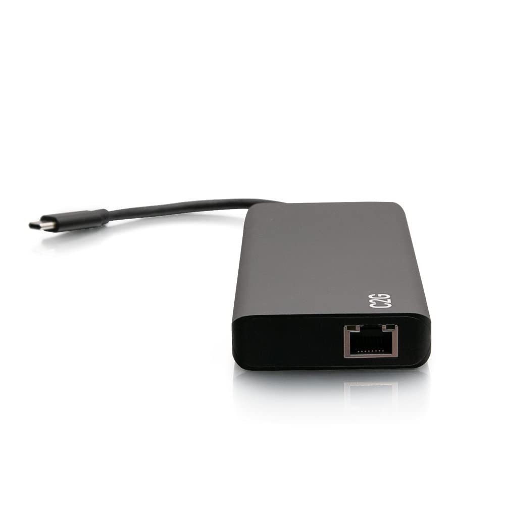 USB-C® 9-in-1 Dual Display Docking Station with 60W Power Supply, HDMI®, Ethernet, USB, 3.5mm Audio and Power Delivery up to 60W - 4K 30Hz (TAA Compliant) - TAA Compliant - Image 6